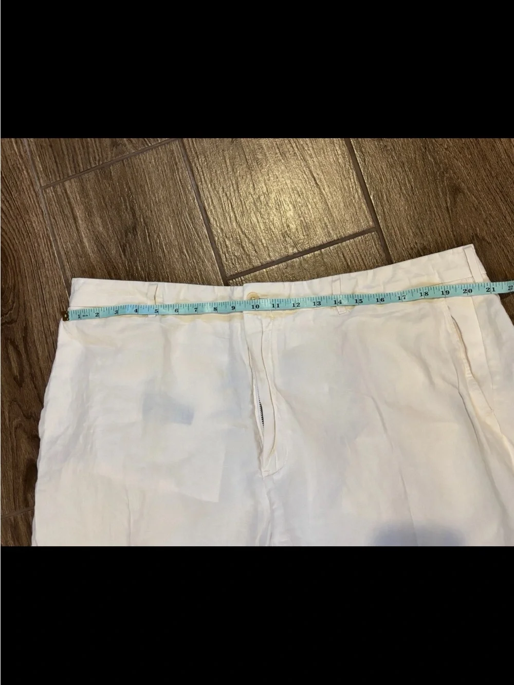 Polo Ralph Lauren Linen Silk Pants Mens 44x30 White Flat Front Resort